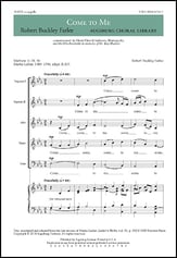 Come to Me SSATB choral sheet music cover